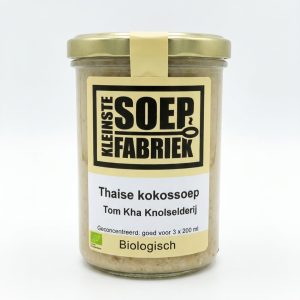 Biologische Thaise kokossoep, Tom Kha Knolselderij